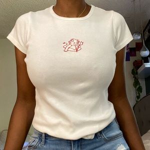 White devil tee